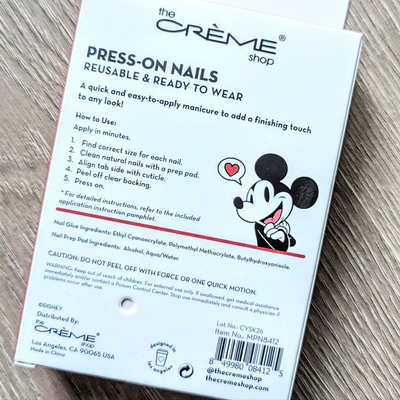 Disney Mickey ♥️ The Creme Shop Press-on Nails - Picture 2 of 2